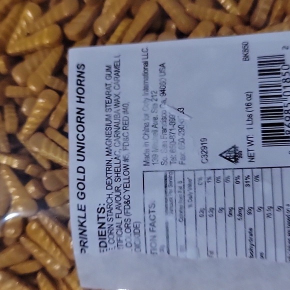 New factory sealed. Candy cake toppers. One unicorn horns and one lightning rods - Picture 5 of 5